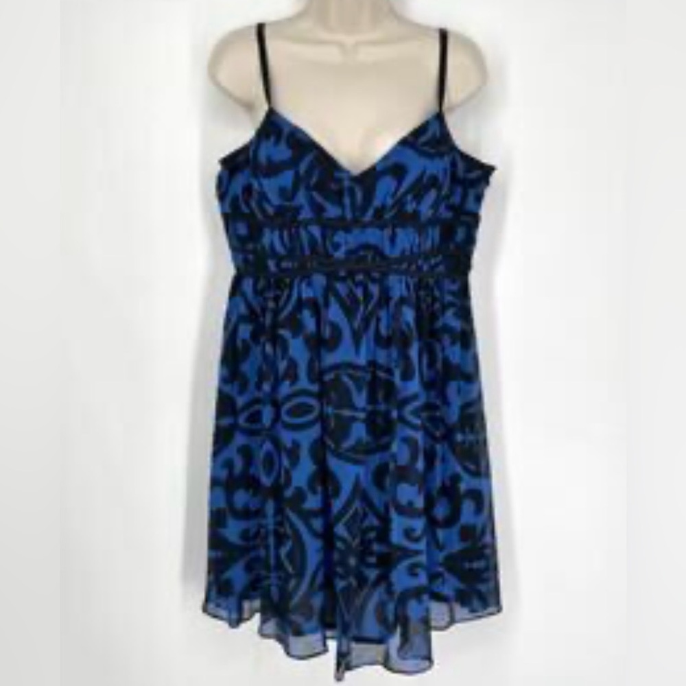 INC International Concepts Blue Sheath Midi Dress - Picture 2 of 8